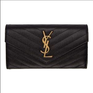 Large monogram ysl wallet